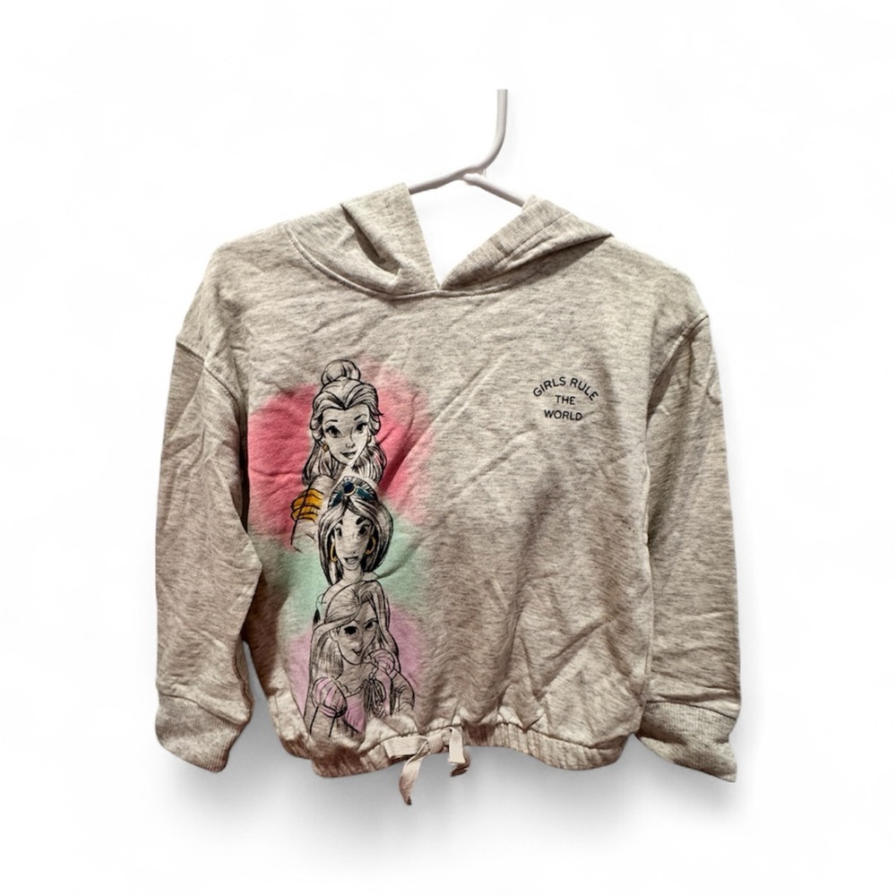 Jumping Beans Gray Hoodie with Princess Design